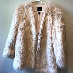 Faux Fur Blush Pink Coat